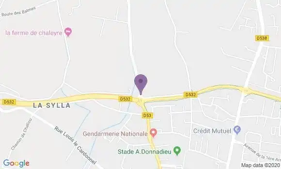 Localisation Saint Donat Ap - 63680