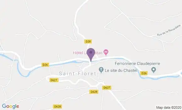 Localisation Saint Floret Ap - 63320