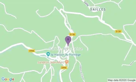 Localisation Saint Nectaire - 63710