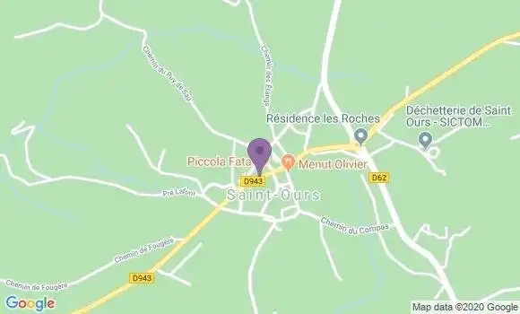 Localisation Saint Ours Bp - 63230