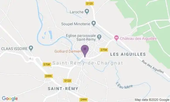 Localisation Saint Remy de Chargnat Ap - 63500