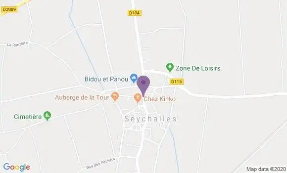 Localisation Seychalles Ap - 63190