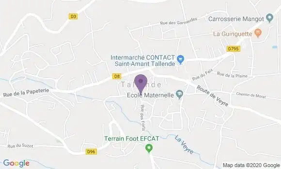Localisation Tallende Bp - 63450
