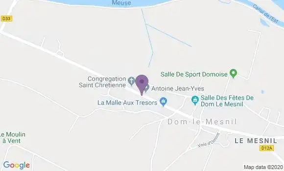Localisation Dom le Mesnil Bp - 08160