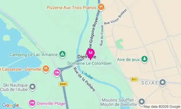 Localisation Dienville - 10500