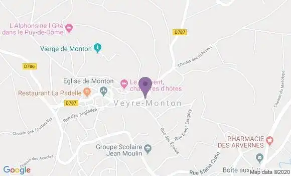 Localisation Monton Ap - 63960