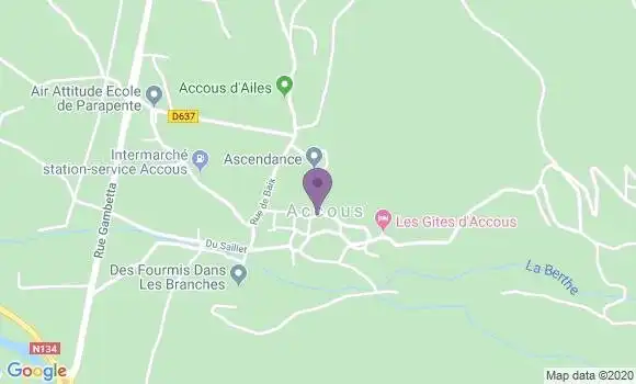 Localisation Accous Bp - 64490