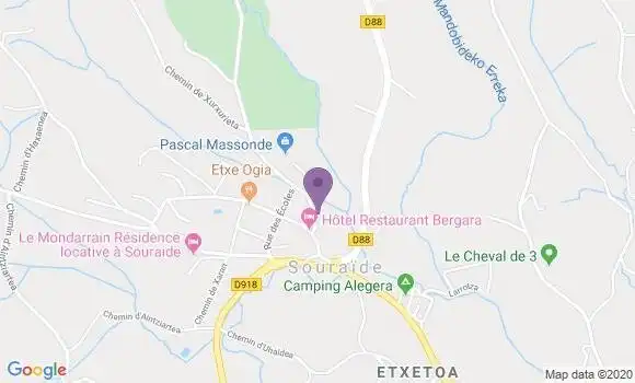 Localisation Ainhoa Ap - 64250