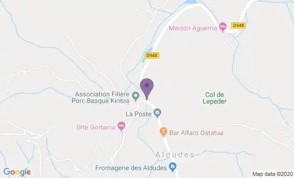 Localisation Aldudes Bp - 64430