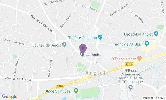 Localisation Anglet - 64600