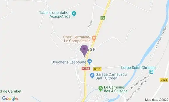 Localisation Asasp Bp - 64660