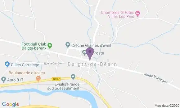 Localisation Baigts de Bearn Bp - 64300