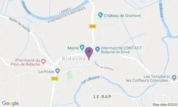 Localisation Bidache - 64520