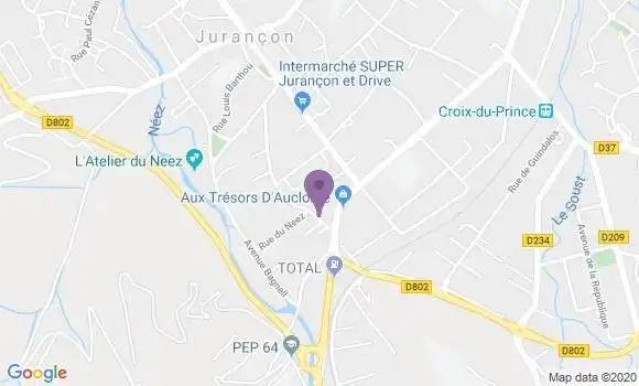Localisation Billere Republique - 64140