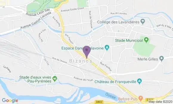 Localisation Bizanos - 64320