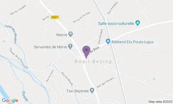 Localisation Boeil Bezing Bp - 64510