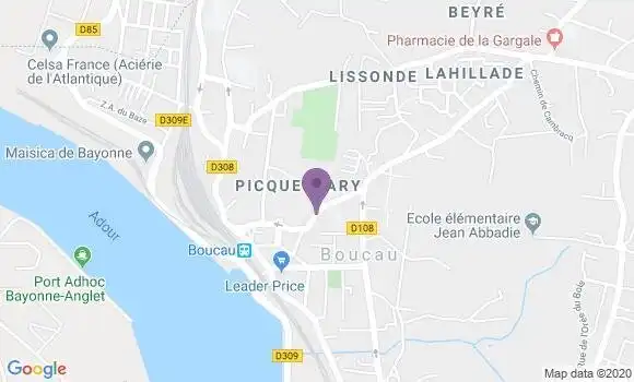 Localisation Boucau - 64340