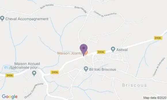 Localisation Briscous Bp - 64240