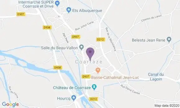 Localisation Coarraze Bp - 64800