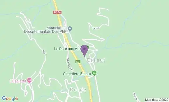 Localisation Etsaut Bp - 64490