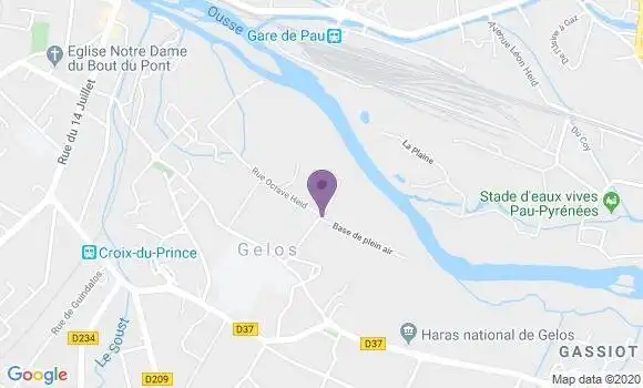 Localisation Gelos Bp - 64110