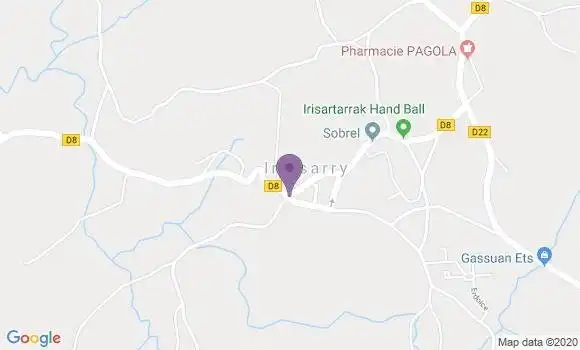 Localisation Irissarry Bp - 64780