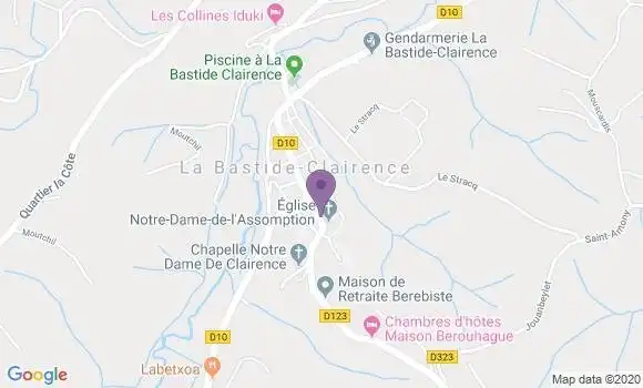 Localisation La Bastide Clairence Bp - 64240