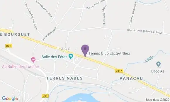 Localisation Lacq Bp - 64170