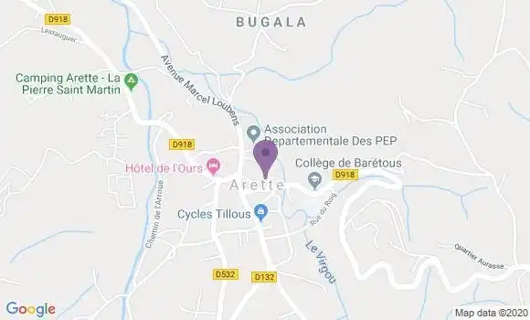 Localisation Lanne Ap - 64570
