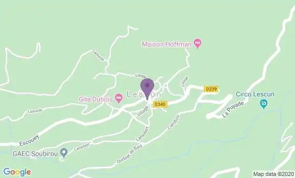 Localisation Lescun Bp - 64490