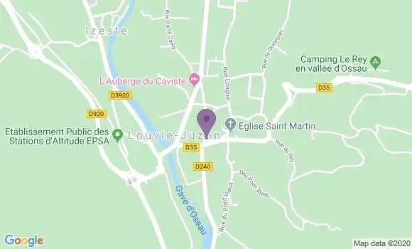 Localisation Louvie Juzon Bp - 64260