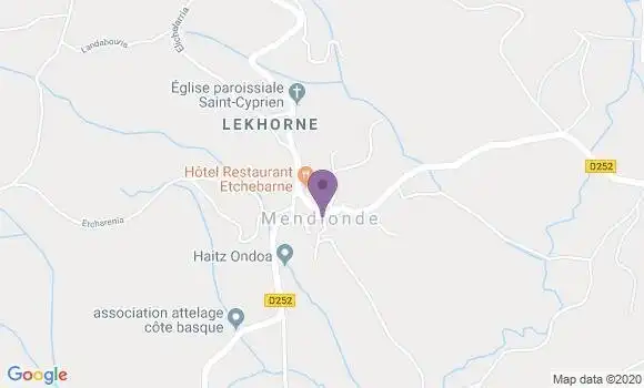 Localisation Macaye Ap - 64240