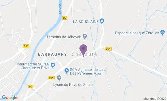 Localisation Mauleon Soule - 64130