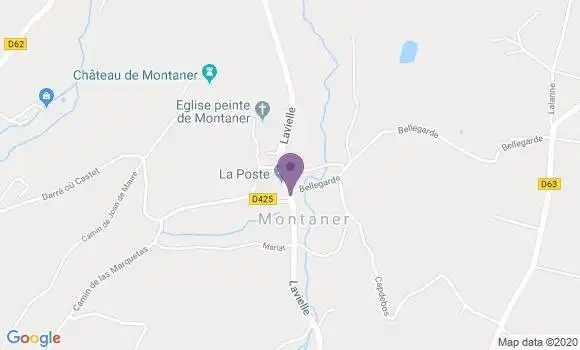 Localisation Montaner Bp - 64460