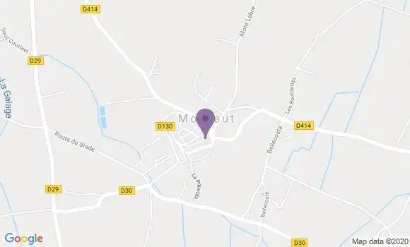 Localisation Montaut Ap - 64800