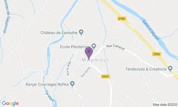 Localisation Moumour Ap - 64400