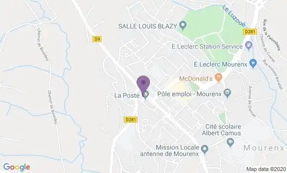 Localisation Mourenx - 64150