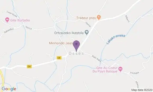 Localisation Osses Bp - 64780