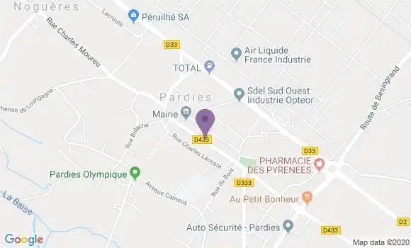 Localisation Pardies Bp - 64150