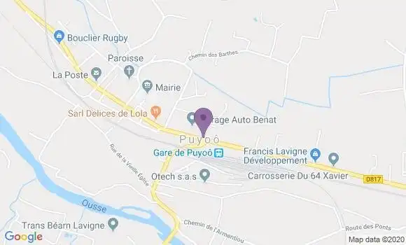 Localisation Puyoo Bp - 64270