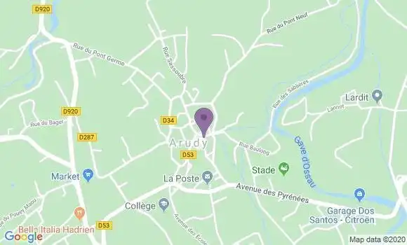 Localisation Rebenacq Bp - 64260