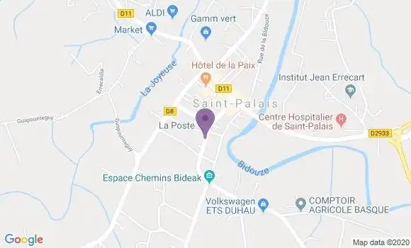 Localisation Saint Palais - 64120