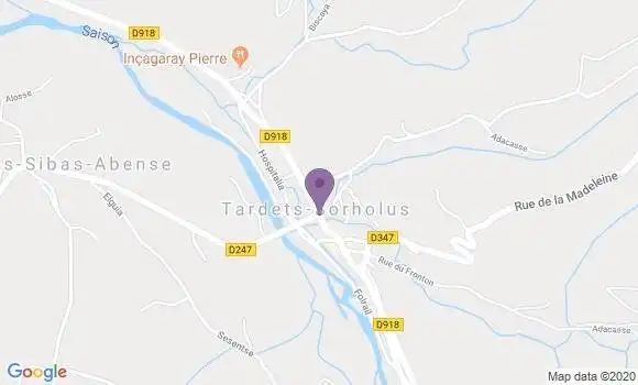 Localisation Tardets Sorholus - 64470