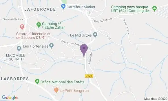 Localisation Urt - 64240