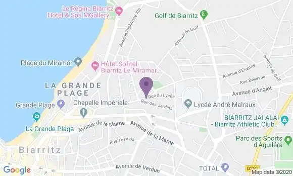 Localisation Biarritz Saint Charles Bp - 64200