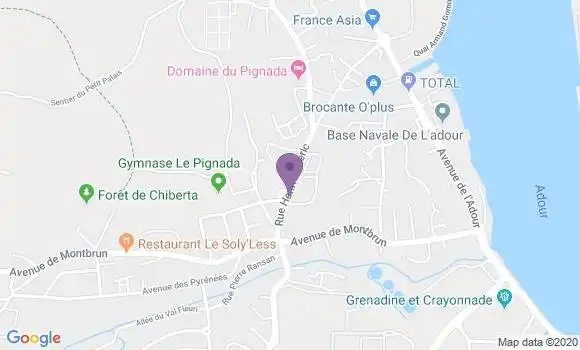 Localisation Anglet Blanc Pignon - 64600