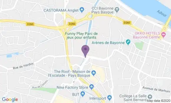 Localisation Bayonne B Ap - 64100