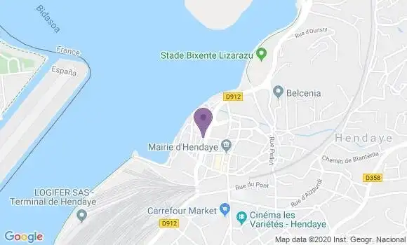 Localisation Hendaye Autoport Ap - 64700