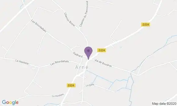 Localisation Arne Ap - 65670