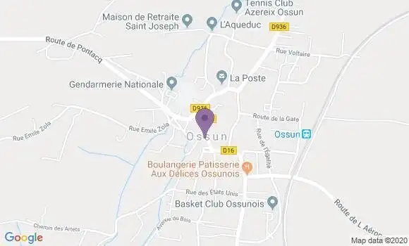 Localisation Azereix Bp - 65380